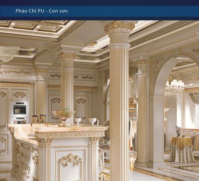Hoa góc khung Cột trụ Cổ điển